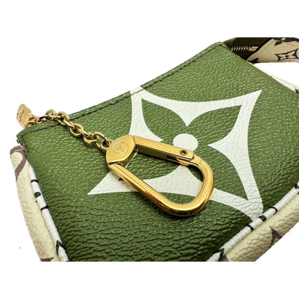 Louis Vuitton Monogram Khaki Accessoires Pochette Green Giant Pouch - Picture 3 of 3